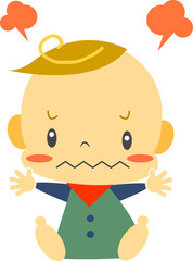 赤ちゃん　怒る