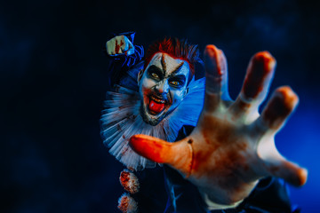 cruel clown man