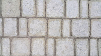 gray cobblestones on a city road in Yerevan, Armenia, background