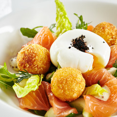 Trout Fillet 48 Degrees and Egg Poached