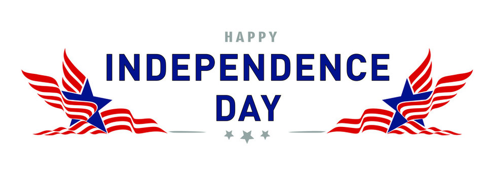 Usa Independence Day banner Vector Image