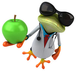 Frog doctor - 3D Illustration