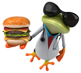 Frog doctor - 3D Illustration