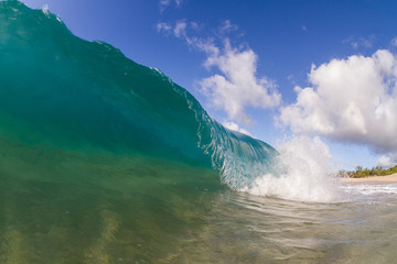 Close up view of a beautiful wave