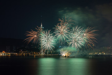 Macau, China 7th September 2019. 30th Macao International Fireworks Display Contest, Malaysia Team - Blastmaster Sdn Bhd