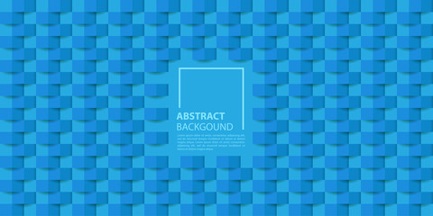 Fototapeta na wymiar abstract geometric shapes 3D with blue background