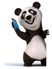 Fun Panda - 3D Illustration © Julien Tromeur