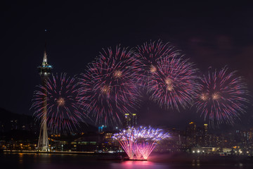 Macau, China 7th September 2019. 30th Macao International Fireworks Display Contest, Philippines Team - Platinum Fireworks, Inc.