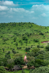 Tample view of a landscape