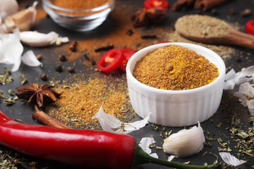 Chili peppers and other spices