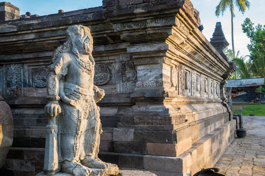 Relief in Penataran temple, Blitar, East Java, Indonesia