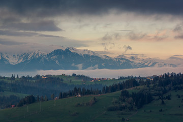 Obraz premium Giewont peak in Tatra mountains, Malopolskie, Poland