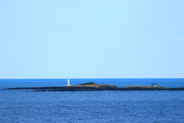 제주에 있는 서우봉 해변의 풍경이다.