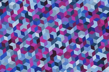 Colorful geometric pattern with different shapes. Oil painting on canvas style. Modern creative texture, minimal flat style. 