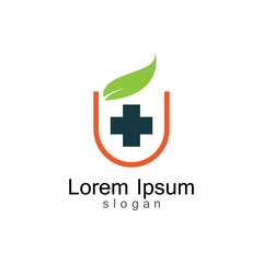 Medical logo template vector icon