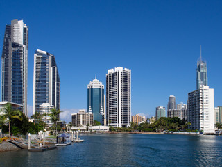Obraz premium City View Of Surfers Paradise On The Gold Coast