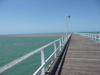 Naklejka premium pier on the sea