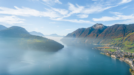 Landscape autumn. Switzerland