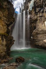 johnston canyon waterfall banff canada