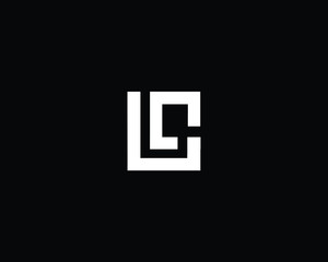 Creative and Minimalist Letter LQ LO Logo Design Icon, Editable in Vector Format in Black and White Color