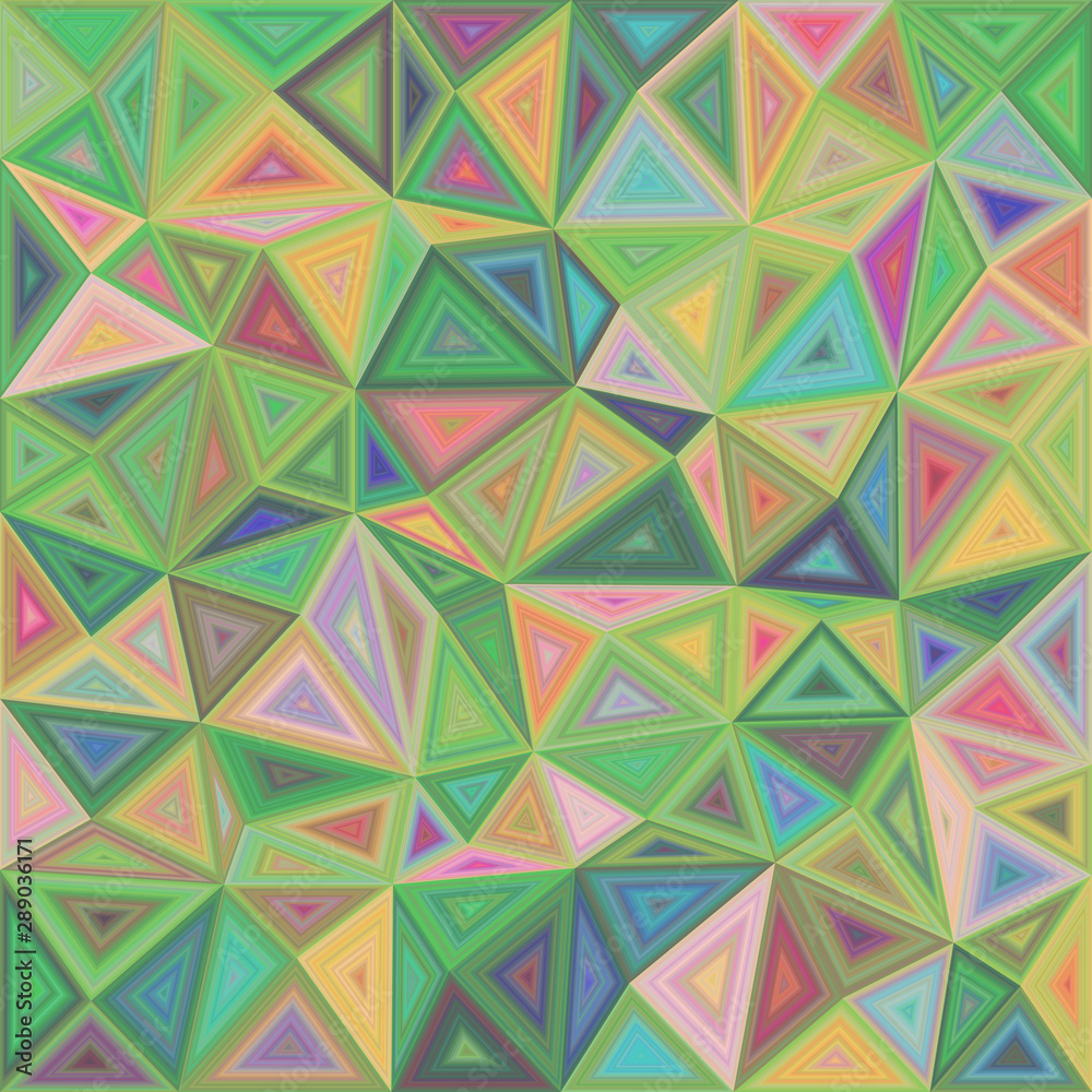 Poster abstract vector triangle mosaic tile background design