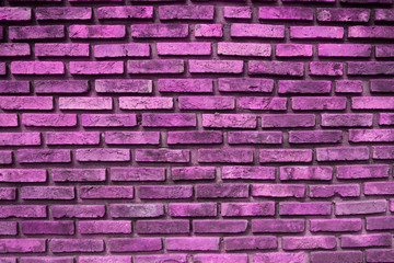 brick wall background old texture vintage color red