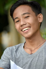 An A Smiling Filipino Male