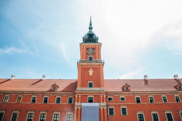 Royal Castle at old town in Warsaw, Poland