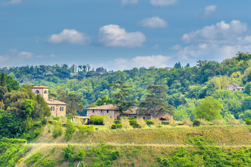 Amazing landscape near Orvieto, Italy, region Umbria.