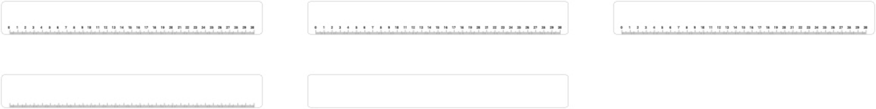 Lineal 30cm SVG Vektor