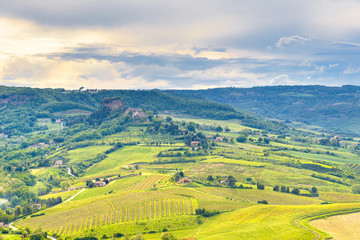 Amazing landscape near Orvieto, Italy, region Umbria