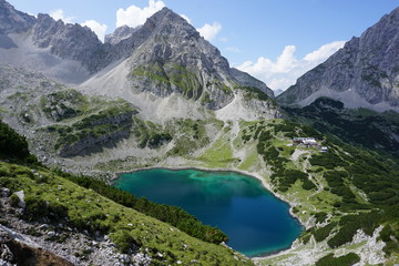 Obraz premium Drachensee im August