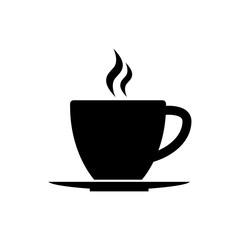 Cup icon, logo isolated on white background