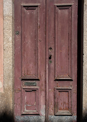 Weathered Wooden Doors, Braga, Portugal