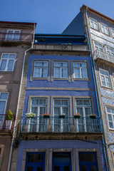 Obraz premium Apartment Architecture With Windows In Braga, Portugal