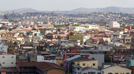 Aerial view of Antananarivo