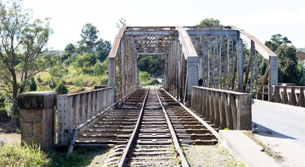 Railroad bridge in Madagascar