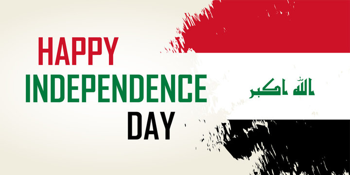 October 3rd Happy Independence day of Iraq