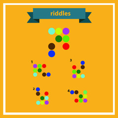 Counting games for kids and adults. Educational math game. Result. Crossword for social networks. Rebus. Riddle for the mind. Riddle with numbers. Vector