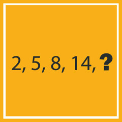 Counting games for kids and adults. Educational math game. Result. Crossword for social networks. Rebus. Riddle for the mind. Riddle with numbers. Vector