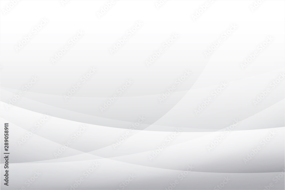 Wall mural abstract white shape curve background.creative element motion scene place for your frame text.graphi