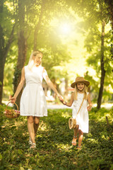 Fototapeta premium Daughter, the joy of life.