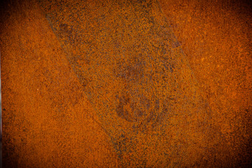 A stainless steel background. Brown metal rust. Rusty Metal Surface Texture Background.