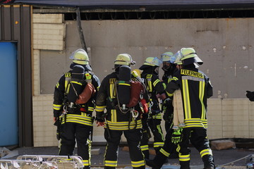 Fototapeta premium Feuerwehr im Einsatz 112