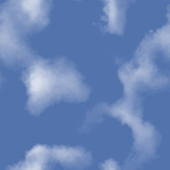 blue sky with clouds
