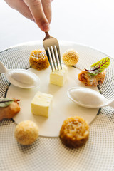 variety of traditional desserts in bali, indonesia