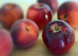 Fototapeta na wymiar juicy and organic fruits