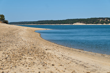 Montargil Dam in Alentejo, Portugal