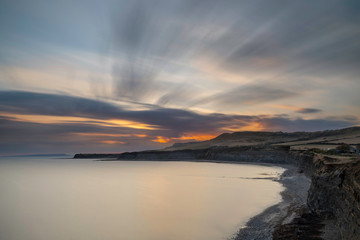 Fototapeta premium Kimmeridge Bay, Dorset, England