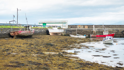Fototapeta na wymiar Harbour in Clew Bay, Ireland